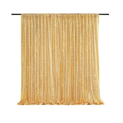 7' x 7' Gold Sequin Backdrop (stand not included)