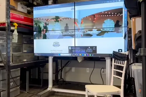 Wedding Slideshow 2x2 Video Wall Package