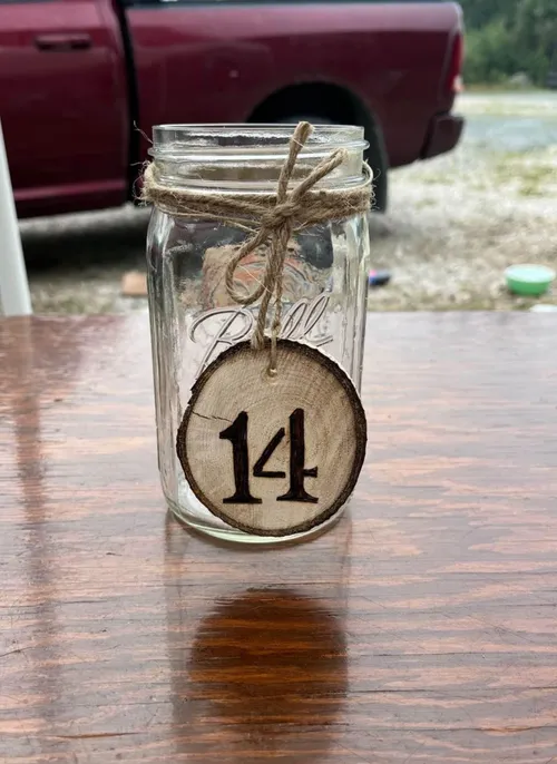 Table Numbers 1-30 (Large Mason Jar)