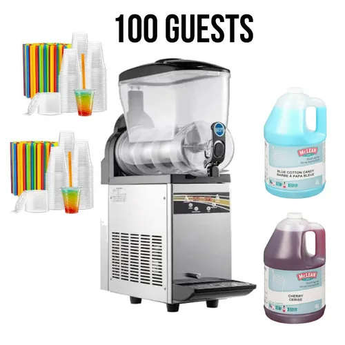 100 Guests Slush Machine Package