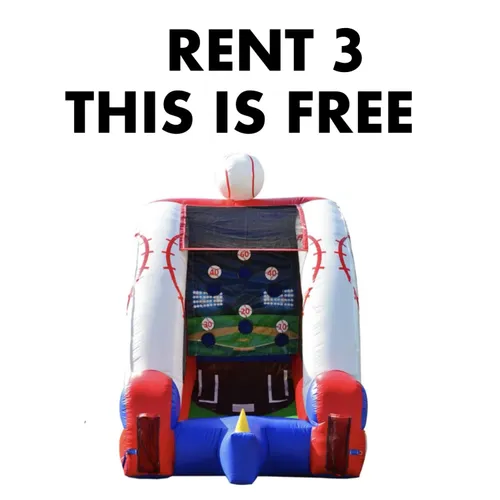 RENT 3 YOUR 4TH ONE FREE BASEBALL