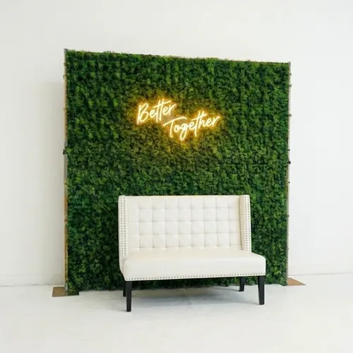 Better Together Boxwood Backdrop & Loveseat Package