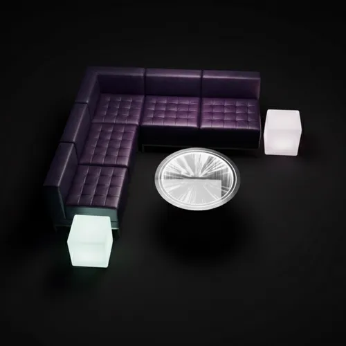 LED Lounge Furniture Package – Corner Setup