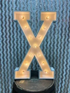 36in Light Up Marquee X