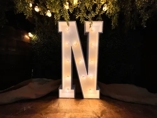 36in Light Up Marquee Letter N