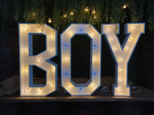 BOY Light Up Sign