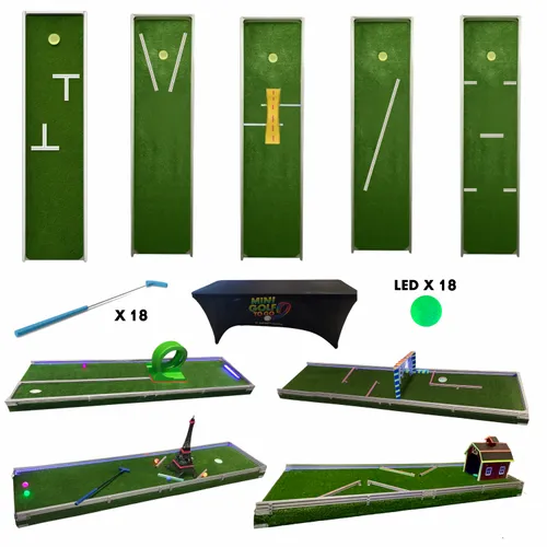 9 Hole Deluxe Mini Golf Package