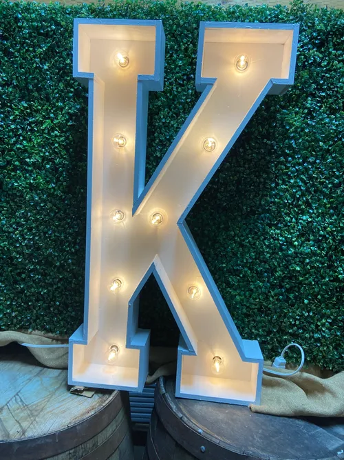 36in Light Up Marquee Letter K