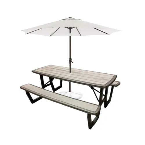 Picnic Table W/Umbrella Combo