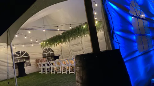 Marquee Bistro Lights X Pattern