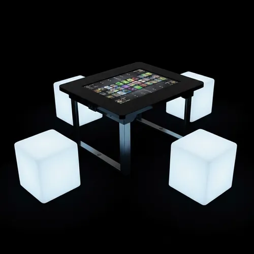 Infinity Game Table + 4 LED Cubes Package