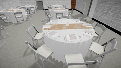 Round Table (Burlap Bundle 1)