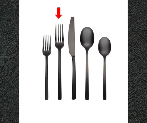 Black Dinner Fork