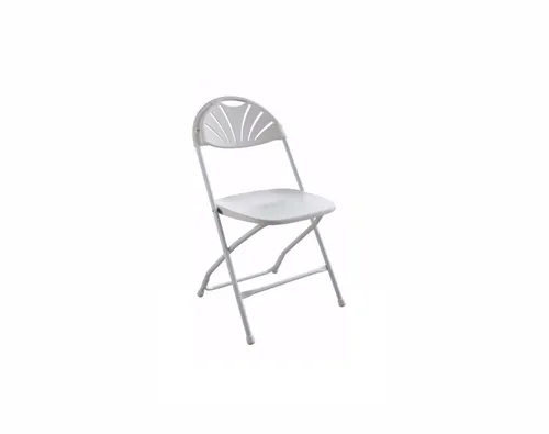 White Fanback Chair