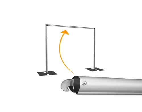  Drape Crossbar Support, 6'-8'-10' Long (Telescoping)