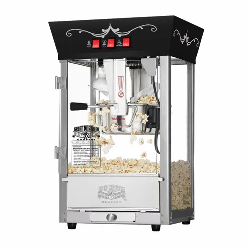🍿 8oz Table Top Popcorn Machine (Black)