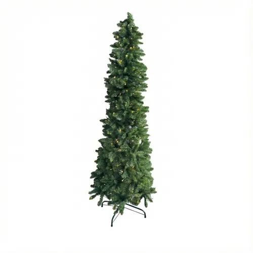 7 ft Pre-Lit Pencil Christmas Tree