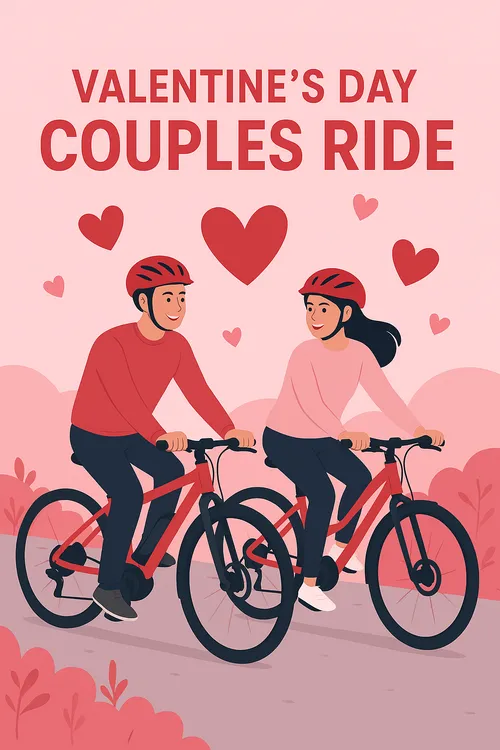 Valentine's Day Couple's Ride into Love