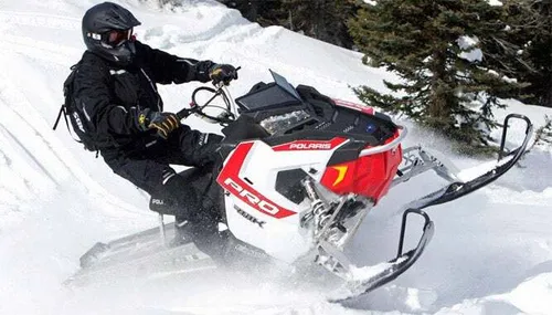 Snowmobile:  600 RMK with Guide  (min 2 riders)