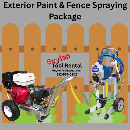 Exterior Paint & Fence Spraying Package