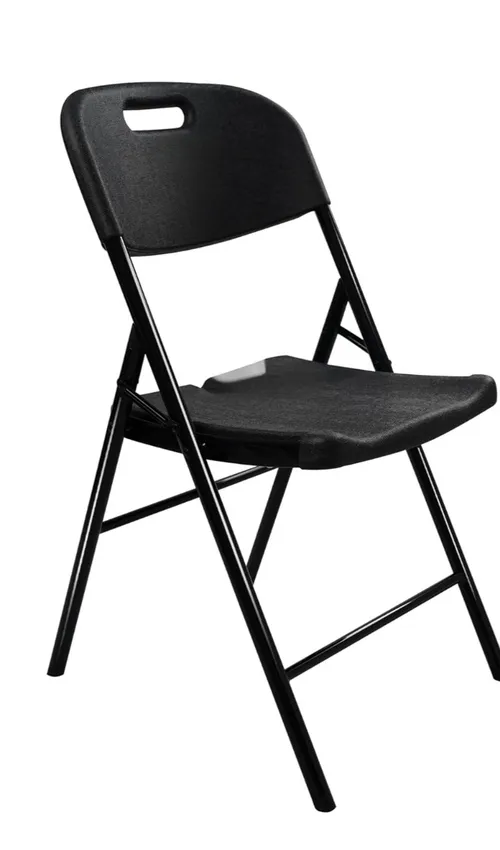 Foldable Black Chair