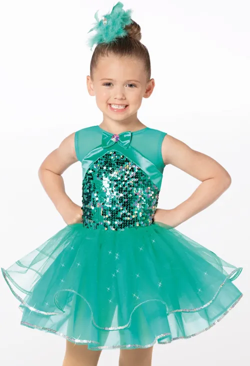 DC53 Green Sequin Tu Tu 