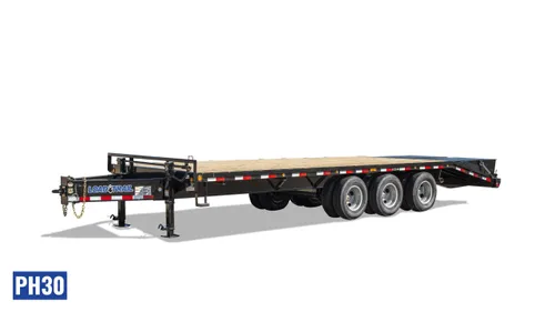 26' Tri Axle deck over trailer