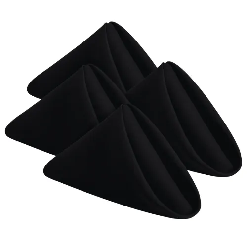 Black Napkin - Polyester
