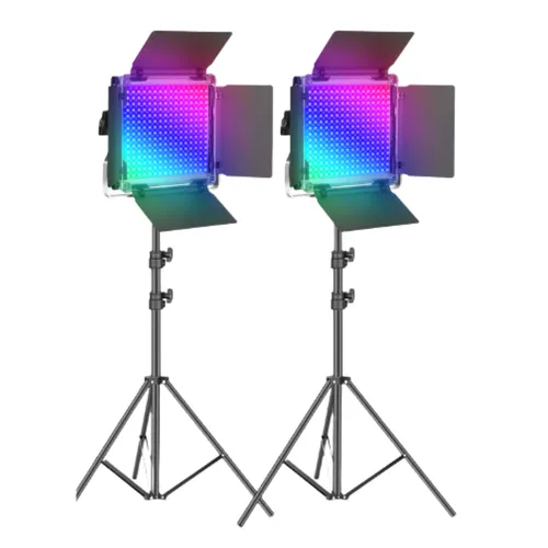 Dual RGB 660 PRO LED Video Light Kit