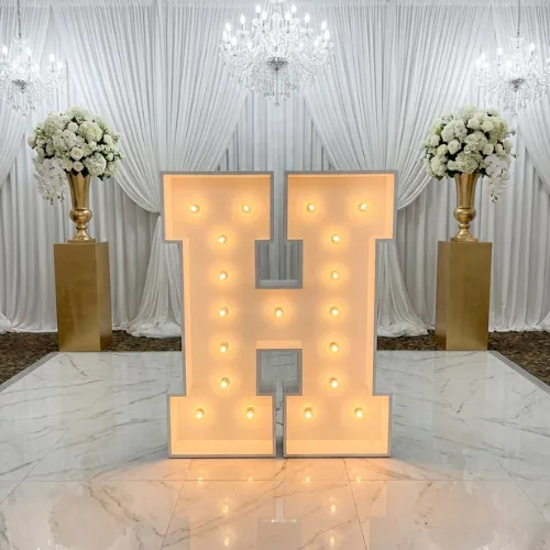3ft Wood Marquee Letter - H