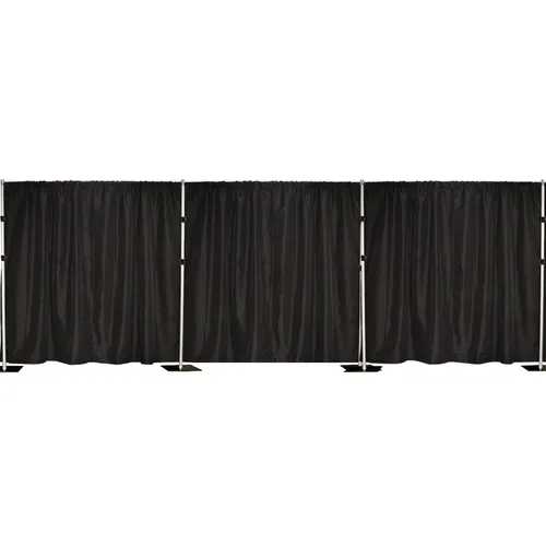 8ft x 30ft Black Pipe & Drape Stand
