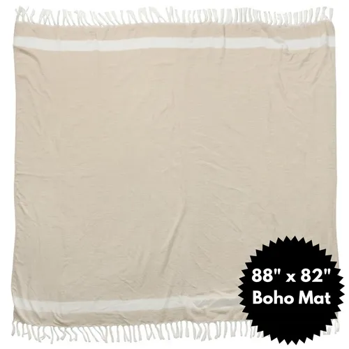 Boho XXL Table Woven Throw Blanket - 88