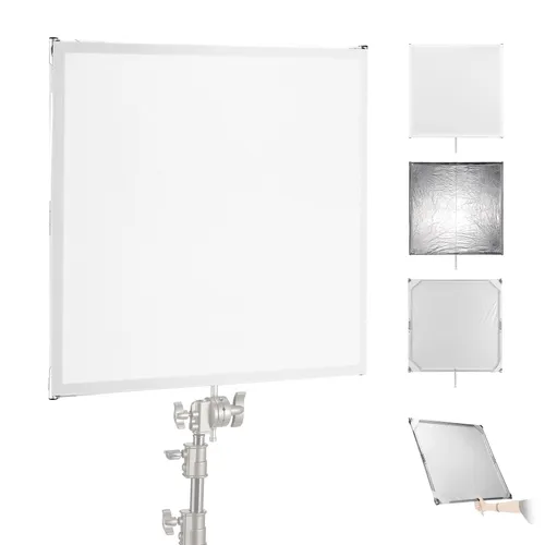 4x4 Silver/White Reflector