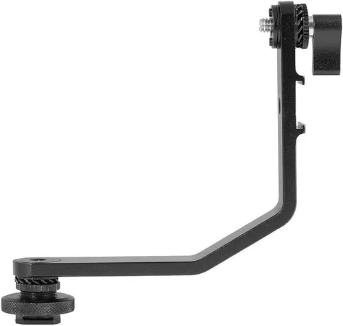 Cold shoe 90 degree monitor mount