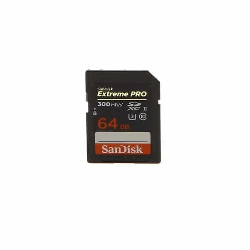Sandisk Extreme Pro 64gb SD Card (300 MB/s)