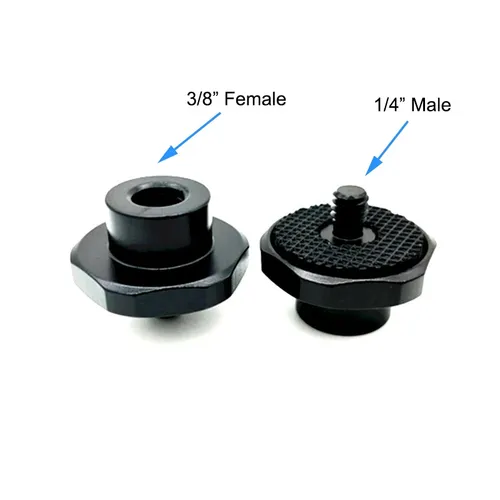 cold shoe to 3/8'mount (female and male)