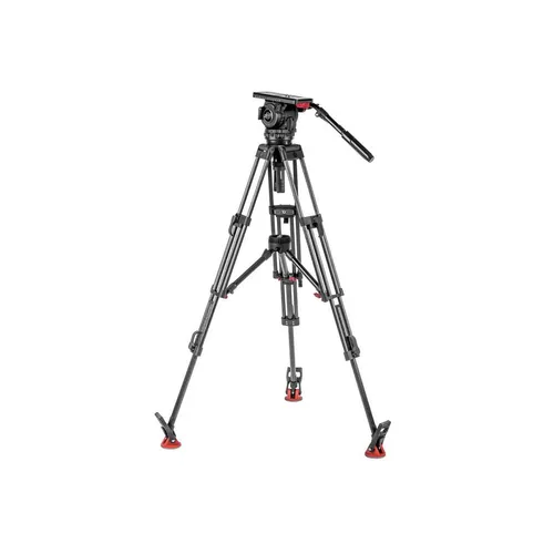Sachtler Video 18 S2 Fluid Head & ENG 2 CF Tripod System with Mid-Level Spreader