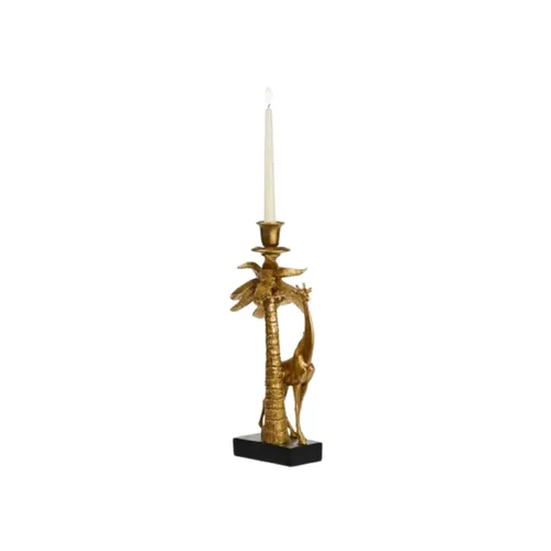 Giraffe and Palm Tree Candlestick Holder