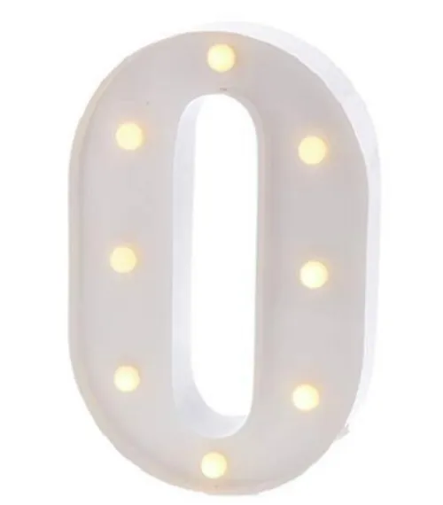 White Metal Marquee Letter 
