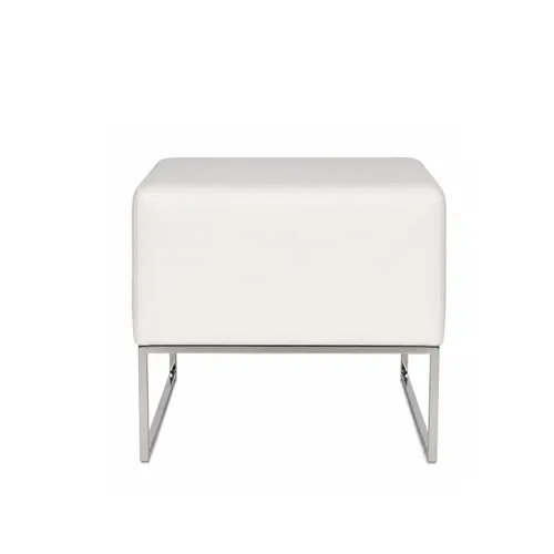 Plush Cube Ottoman