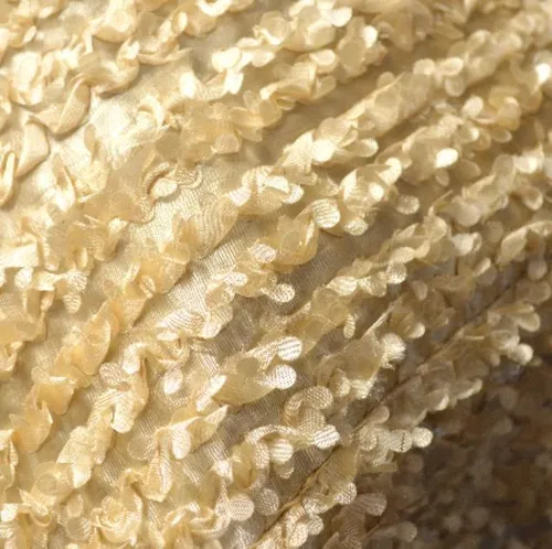 Seattle Beige Ruffle Linen
