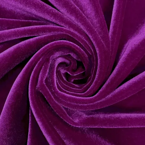 Magenta Velvet Linen
