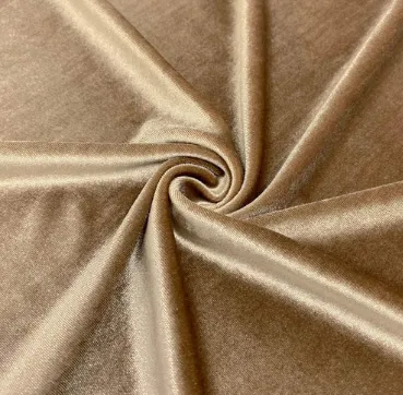 Elizabeth Latte Velvet Linen