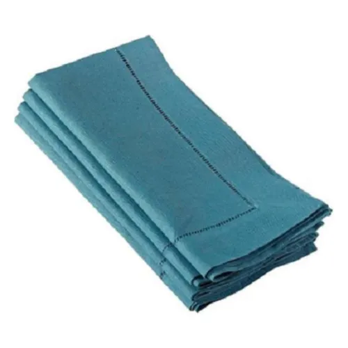 Hemstitched Napkin - Indigo