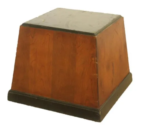 Wood Pedestal