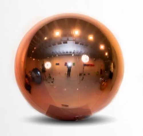Rose Mirrored Orb - Large