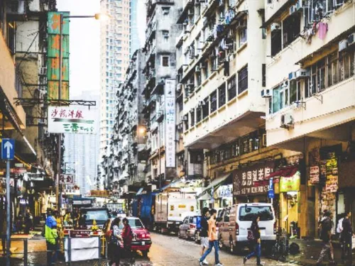 Streets of China Backdrop