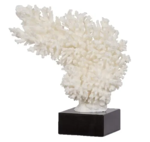 Coral - White w/ Marble Base