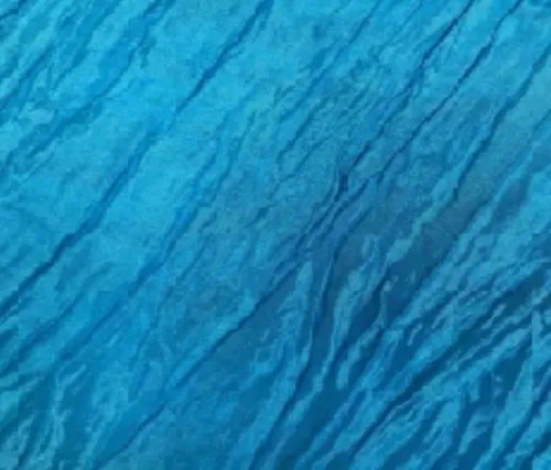 Krinkle Peacock Blue Drape