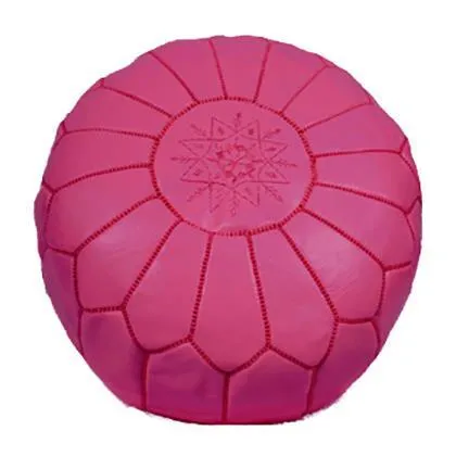 Moroccan Pouf - Fuchsia